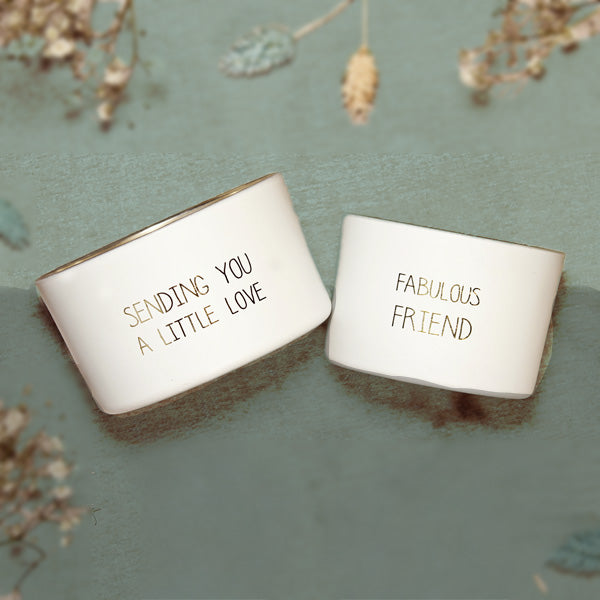 Thoughtful gift message bracelets conveying love and friendship in a charming design