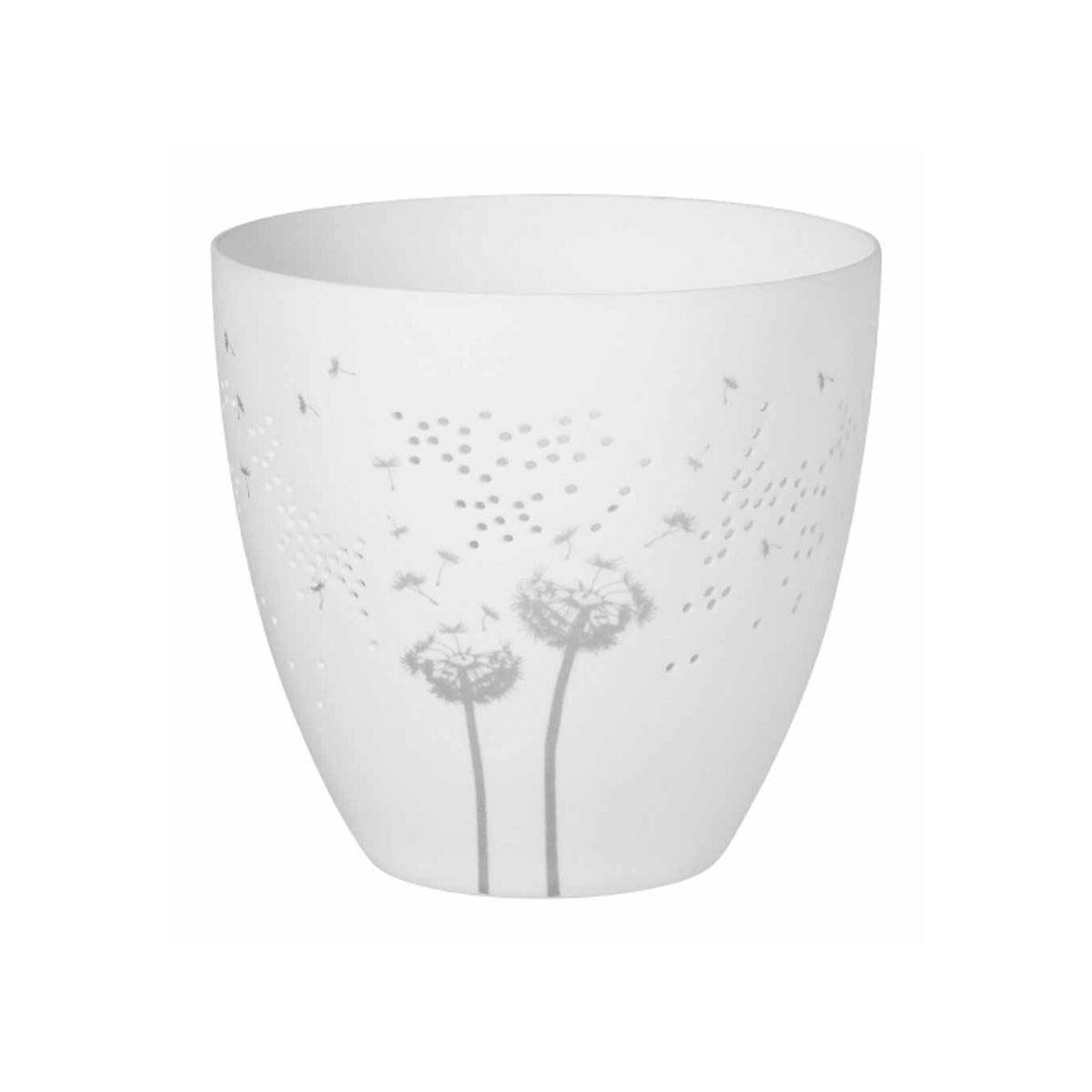 Poetry Tealight Holder with Dandelion Design