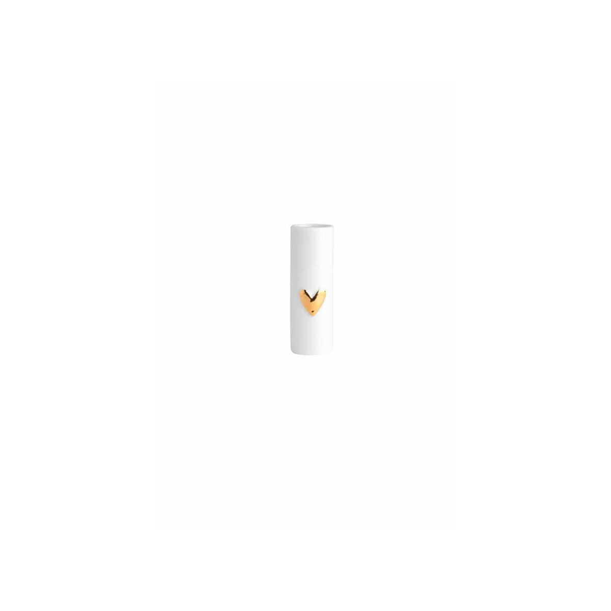 Rader Mini Vases - Heart / Gold - Set of 2