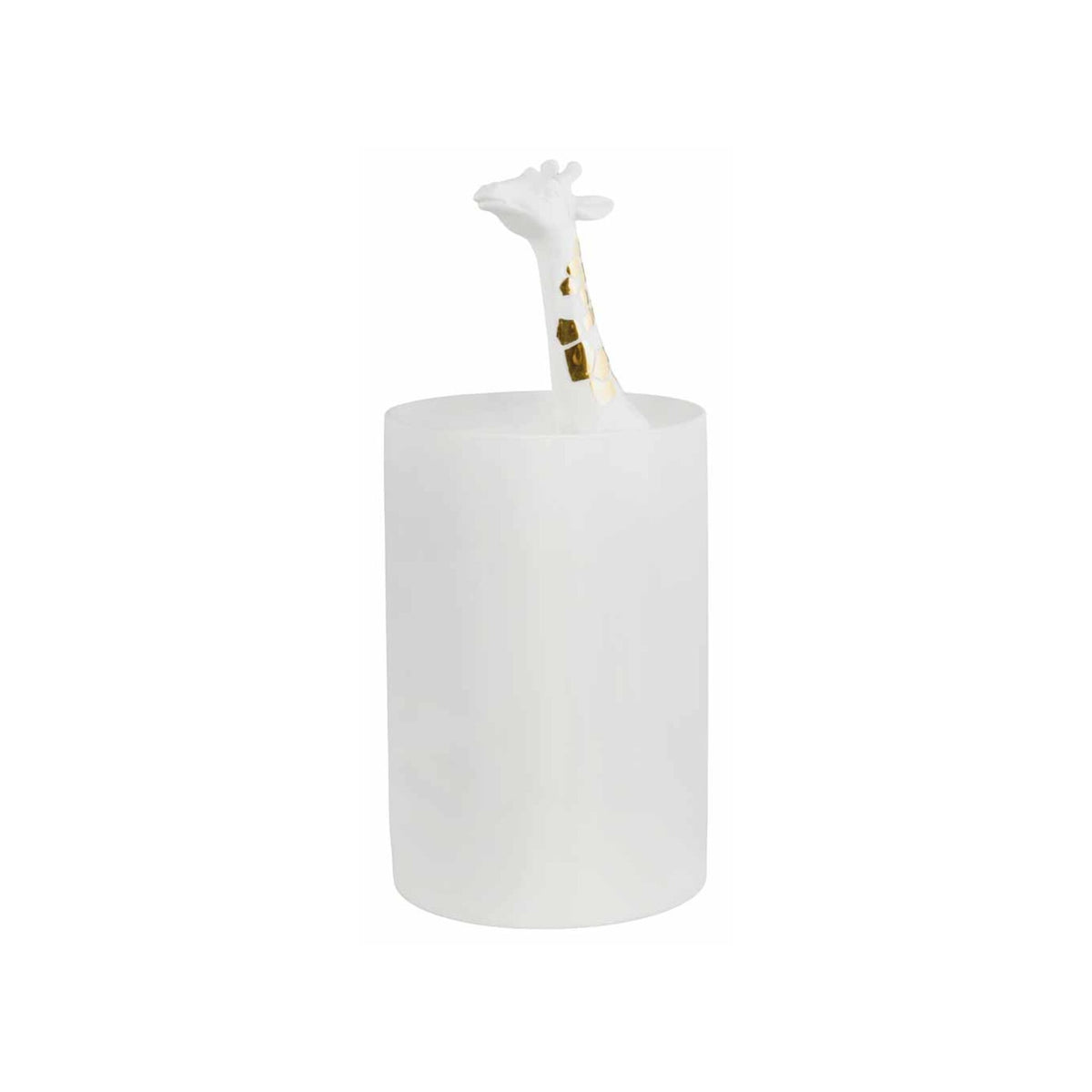 Porcelain Stories Giraffe Vase with Gold Accent