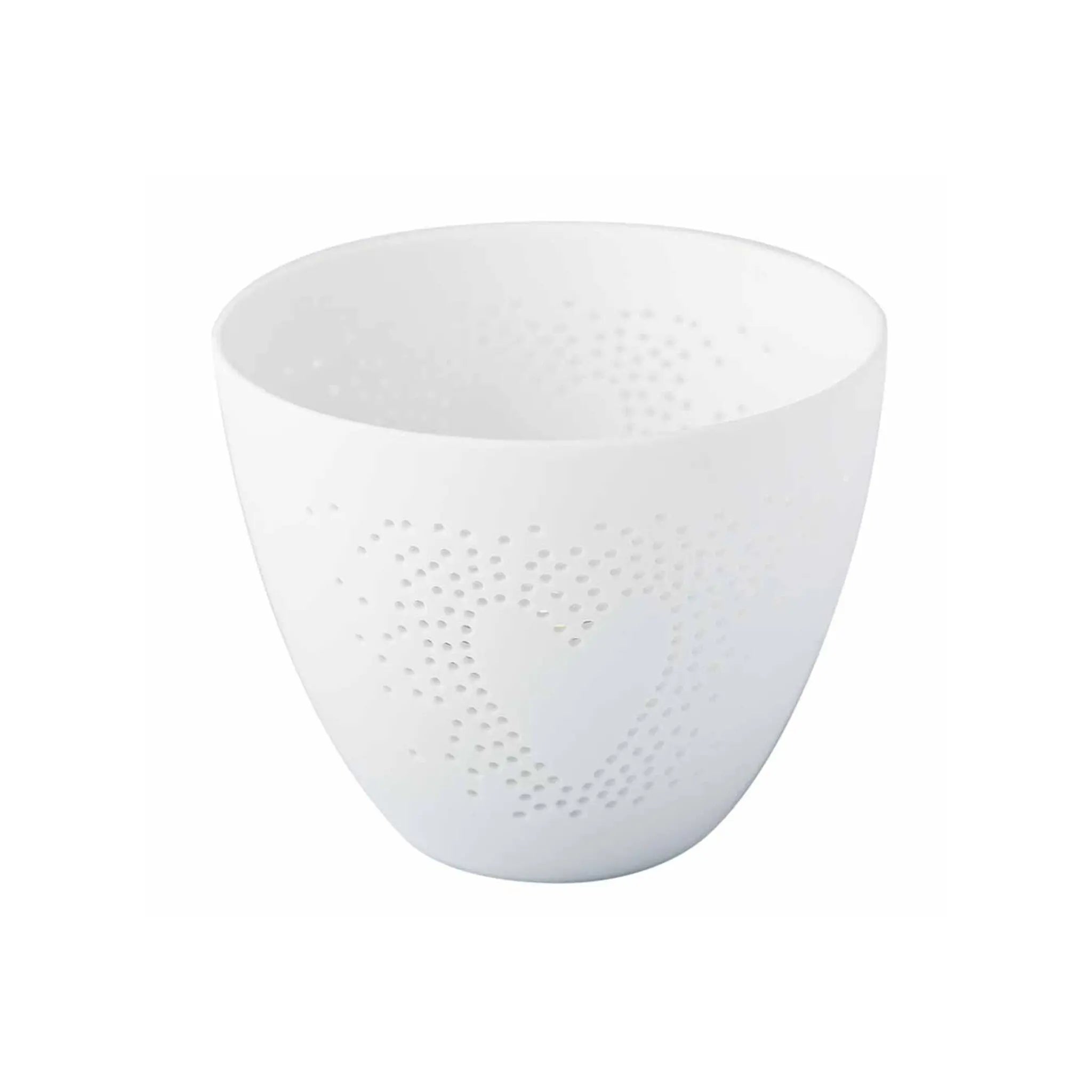 Poetry Tealight Holder with Hearts Rader