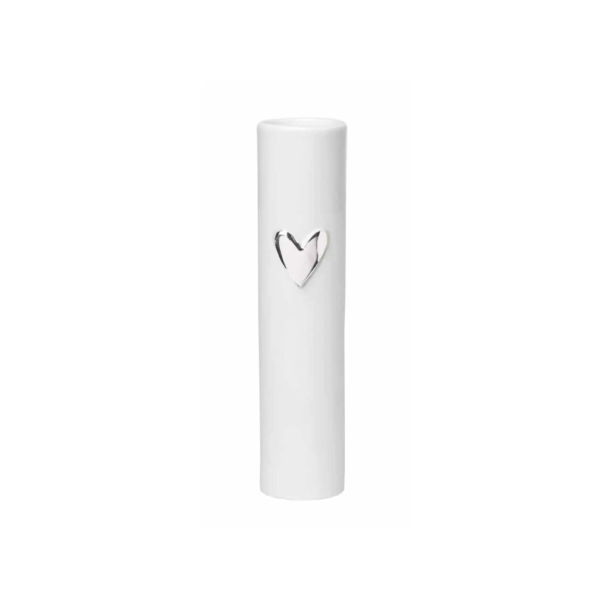 Love Heart Vase- 6.7" - Silver Rader