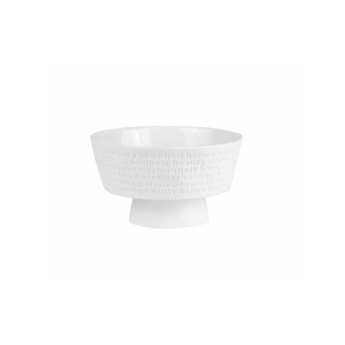 A Poetic Space Decorative Bowl on Pedestal - Beauty Embossed