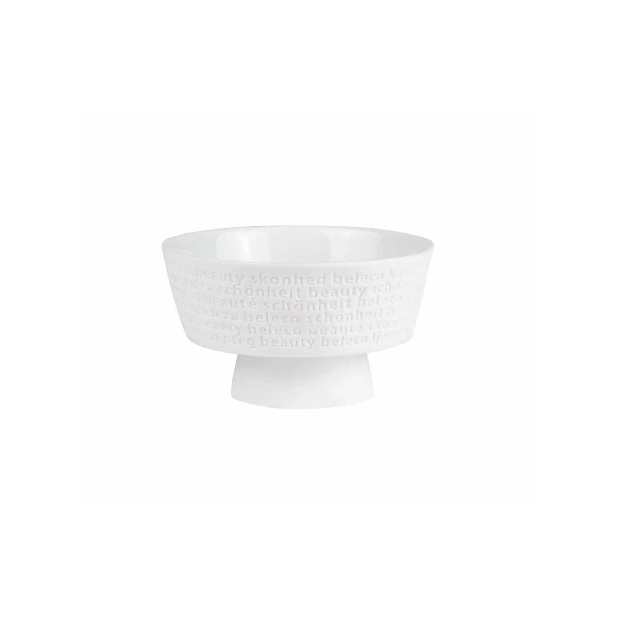 A Poetic Space Decorative Bowl on Pedestal - Beauty Embossed Rader