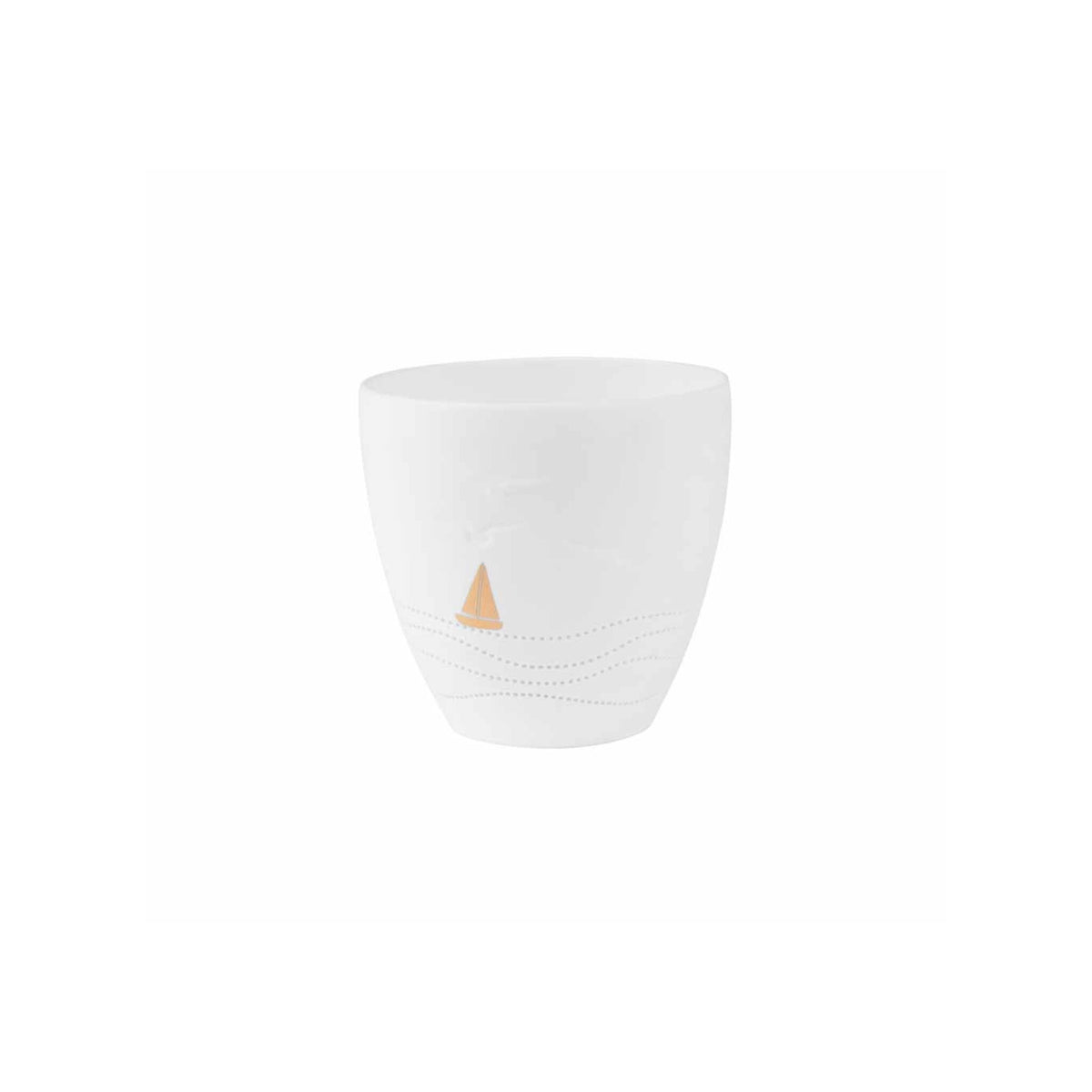 Poetry Tealight Holder with Boat Design