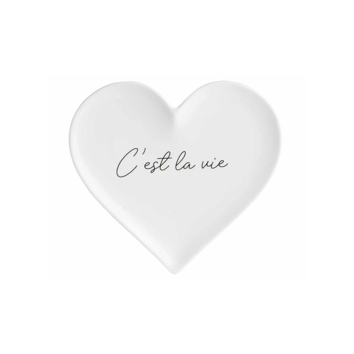 Heart Plate C'est La Vie