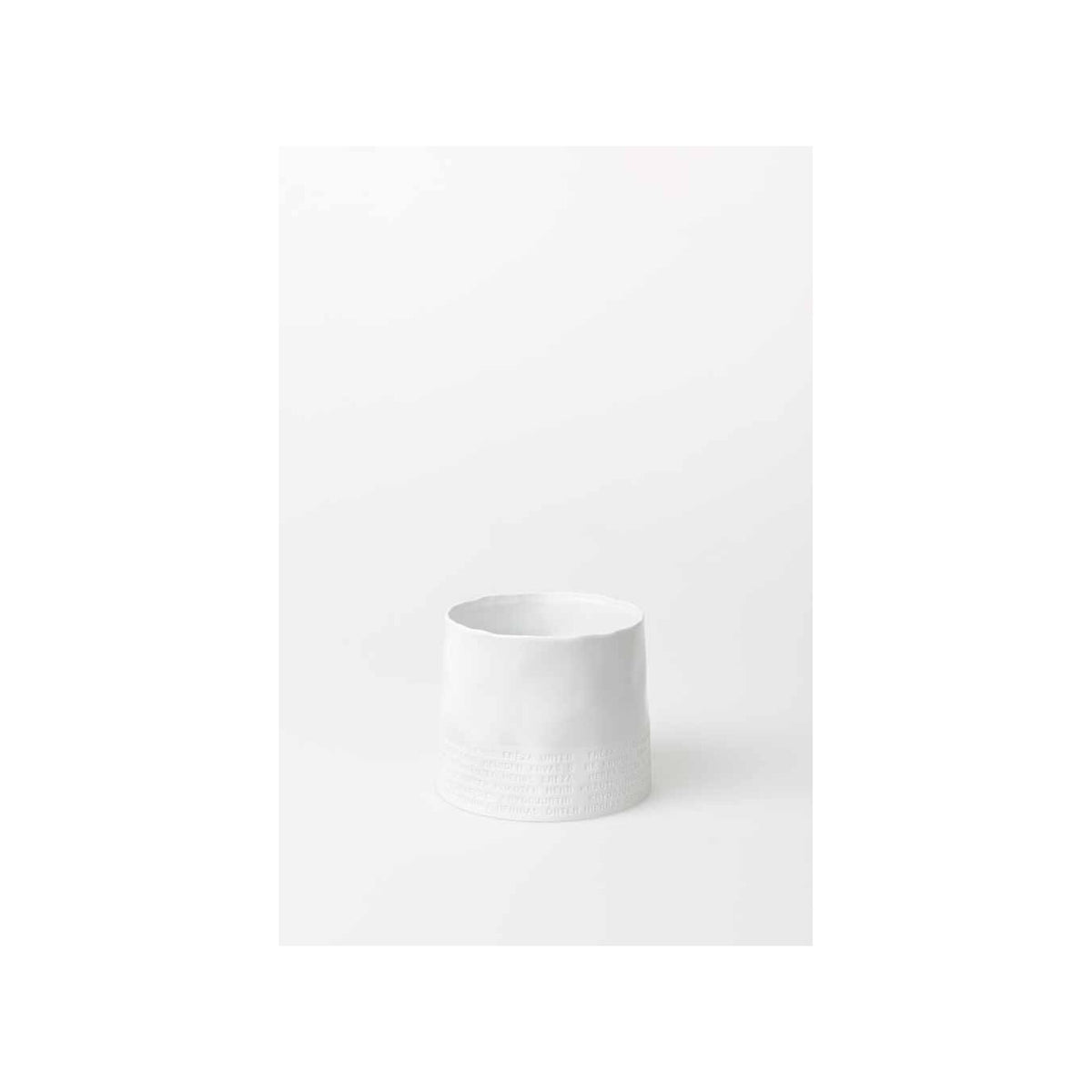 A Poetic Space Herb Pot - Multilingual Herb Embossed