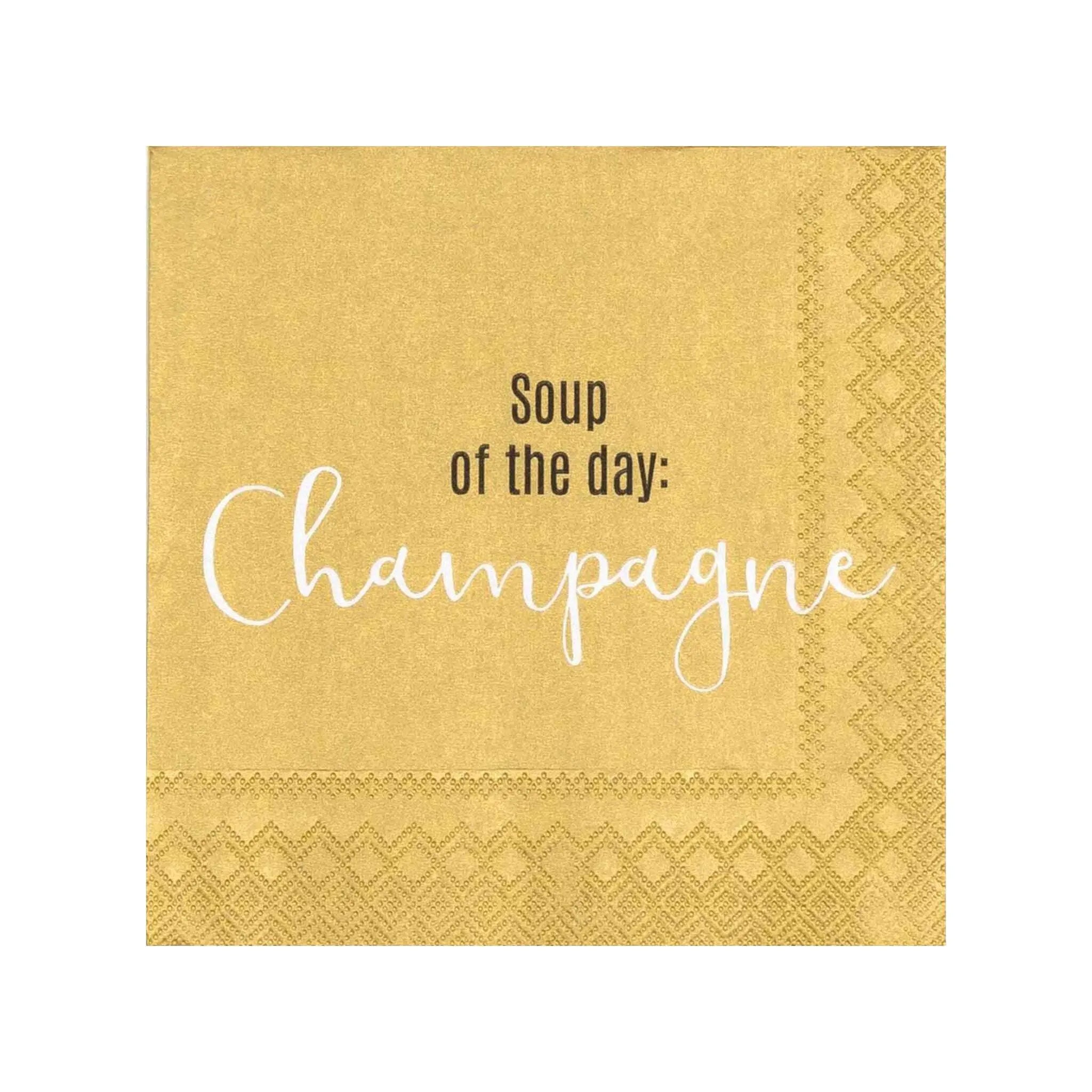 Cocktail Napkin Soup Of Theday