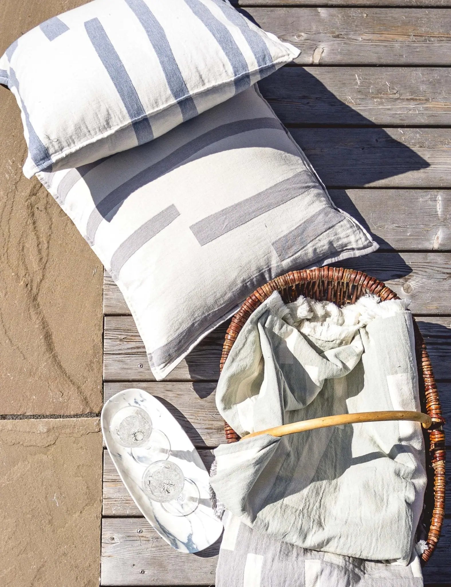 Lyme Grass Cushion 50x50cm - Elvang - 5022