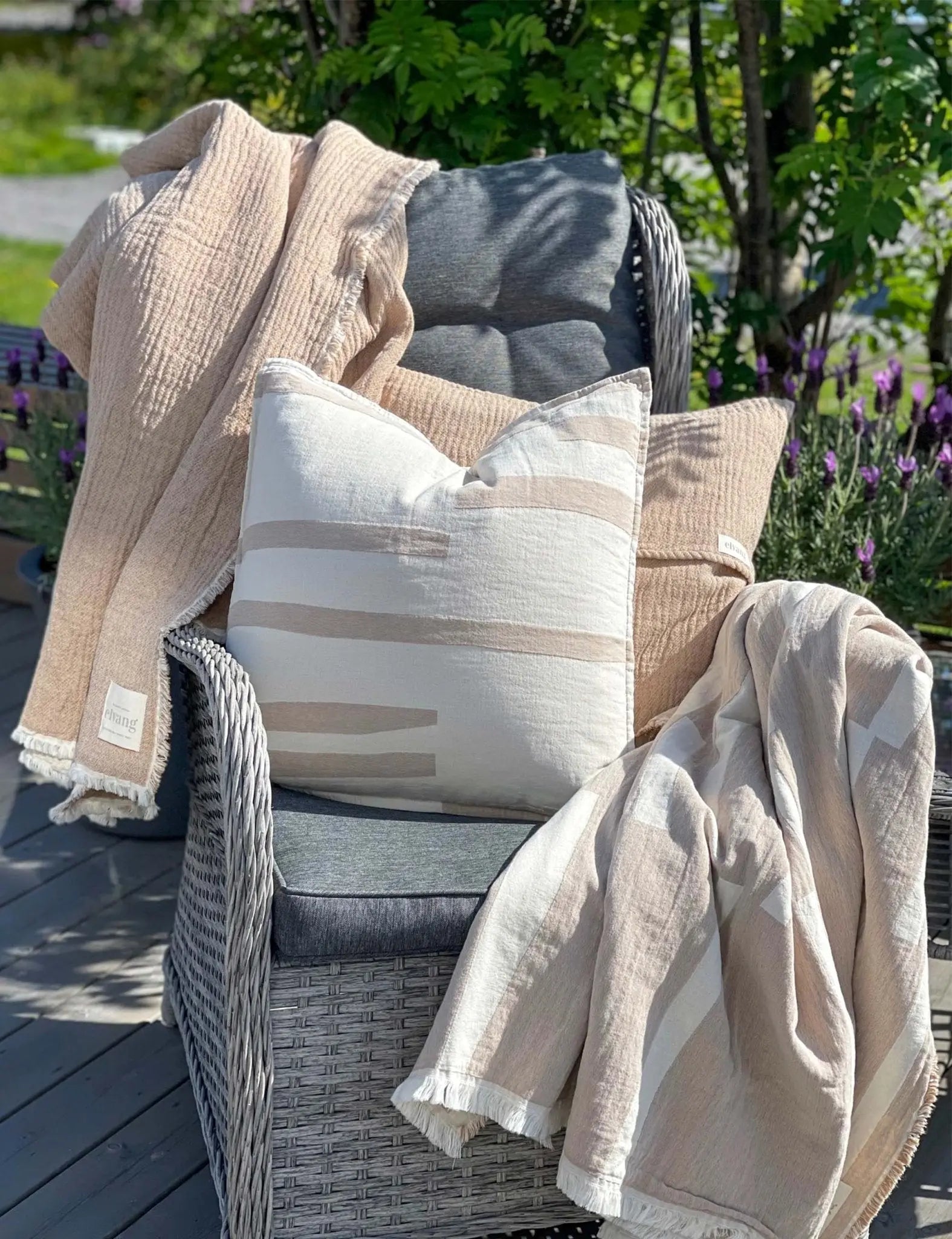 Lyme Grass Cushion 50x50cm - Elvang - 5022