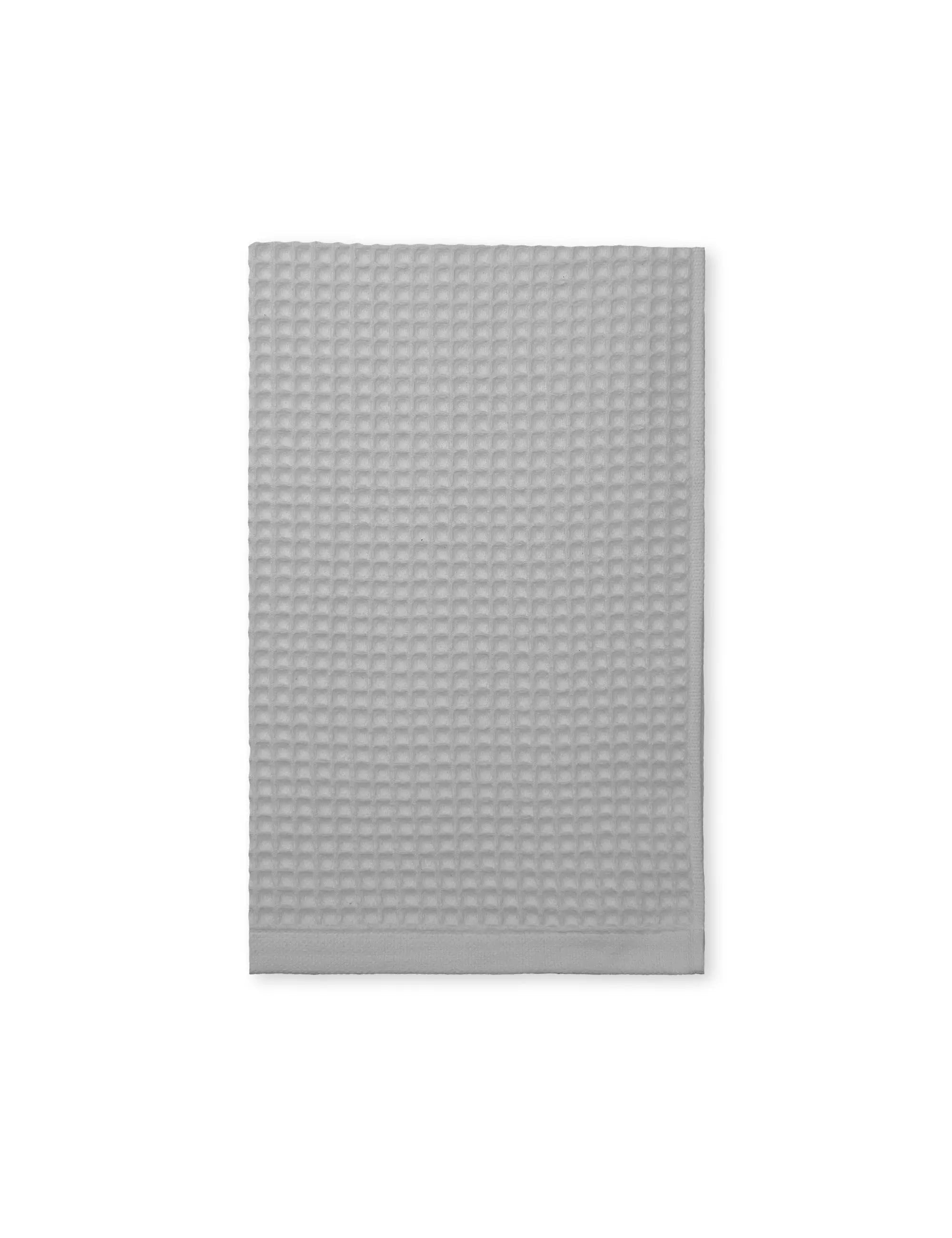 Waffle Towel Light Grey 50 x 70 cm Elvang