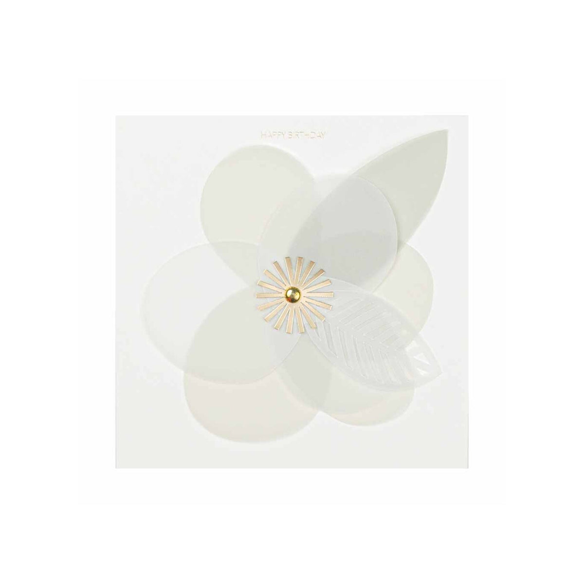 Flowerage Card Happy Birthday