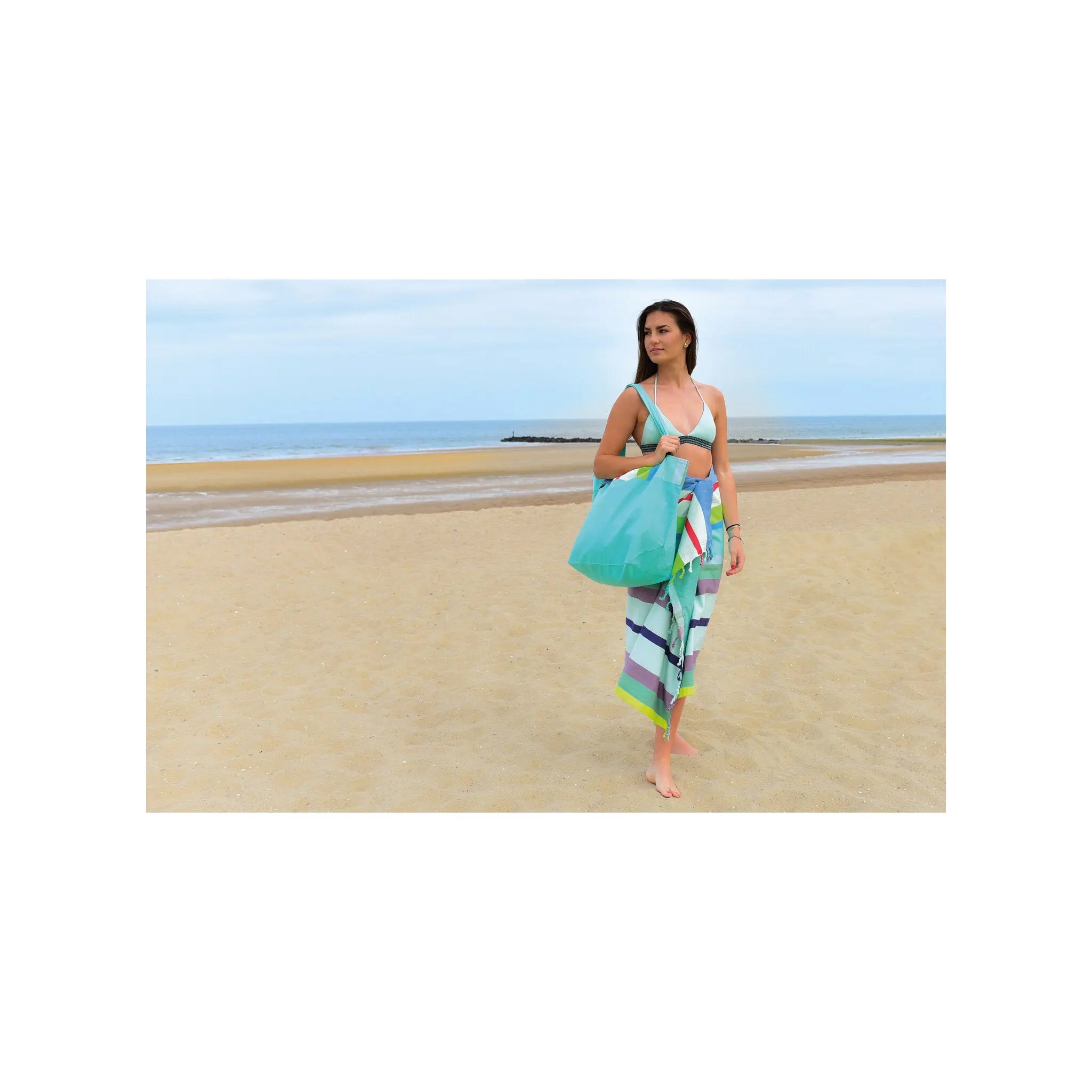 Remember - Cotton Beach Bag - Laguna Remember