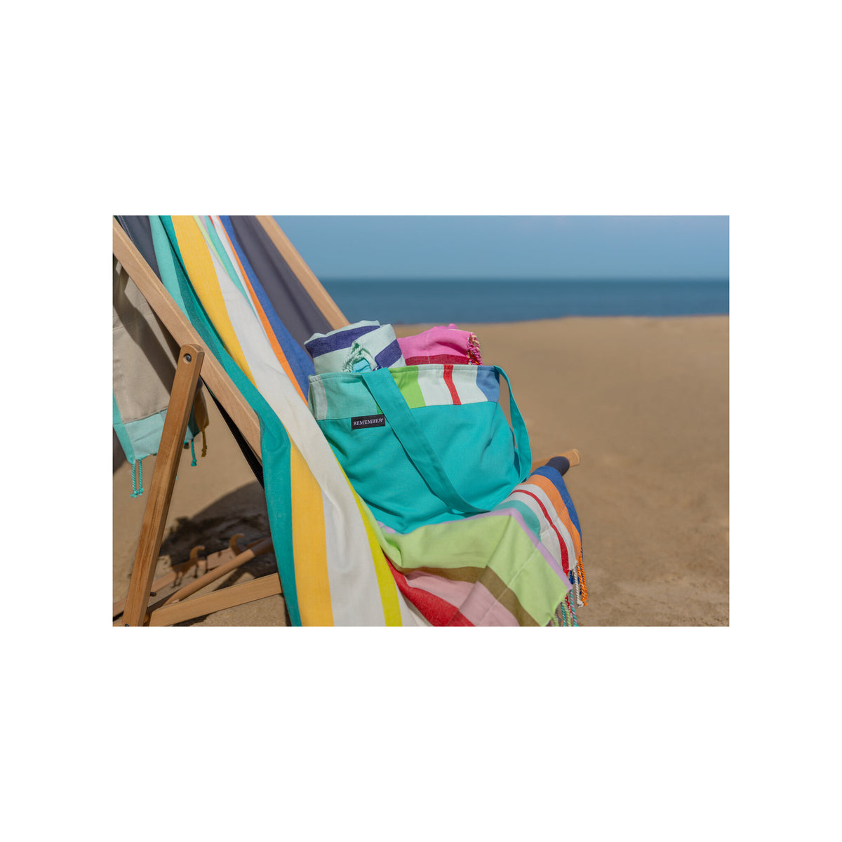Remember - Cotton Beach Bag - Laguna