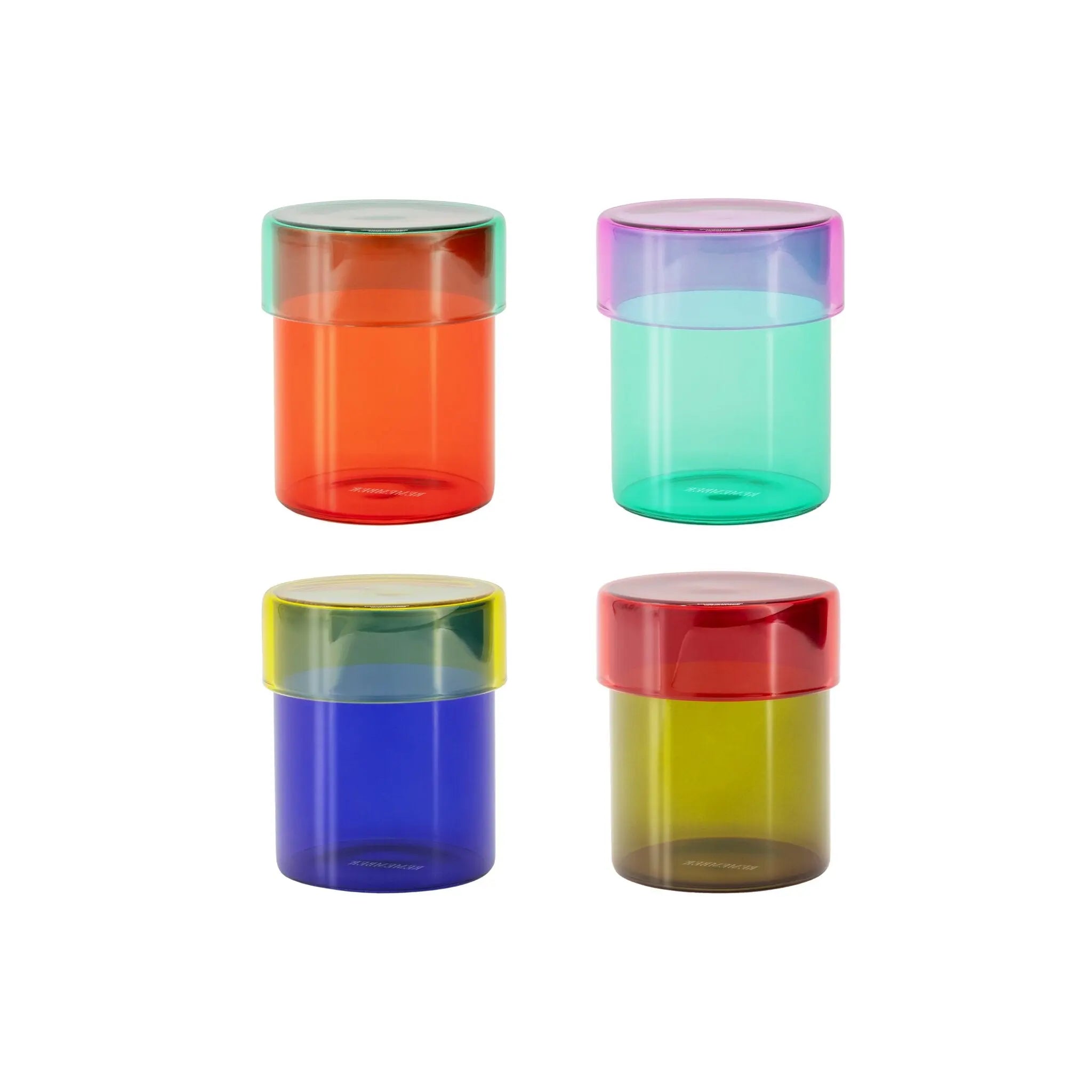 Glass jar set Remember