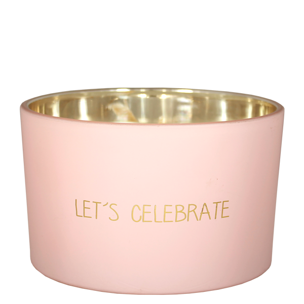My Flame Lifestyle Scented Soy Candle in Glass Jar Time / "Let's Celebrate"