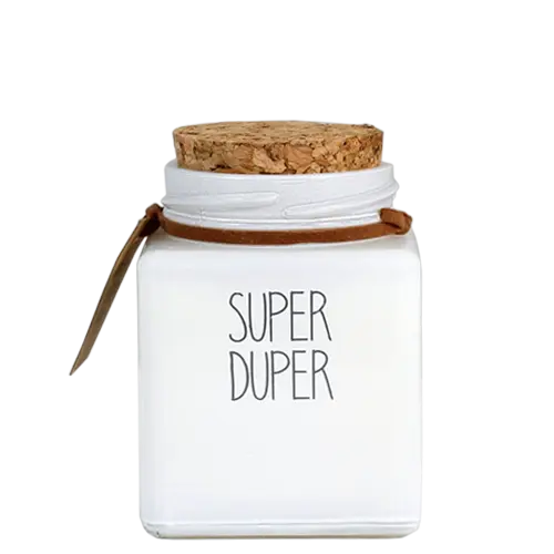 My Flame Lifestyle Scented Soy Candle in Square Glass Jar My Flame Lifestyle