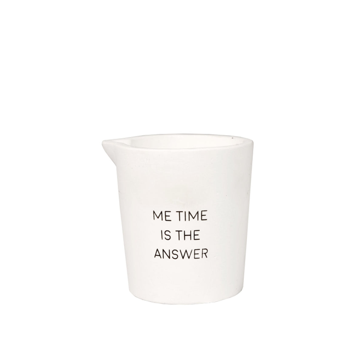 Massage Candle White / "Me time is the answer"