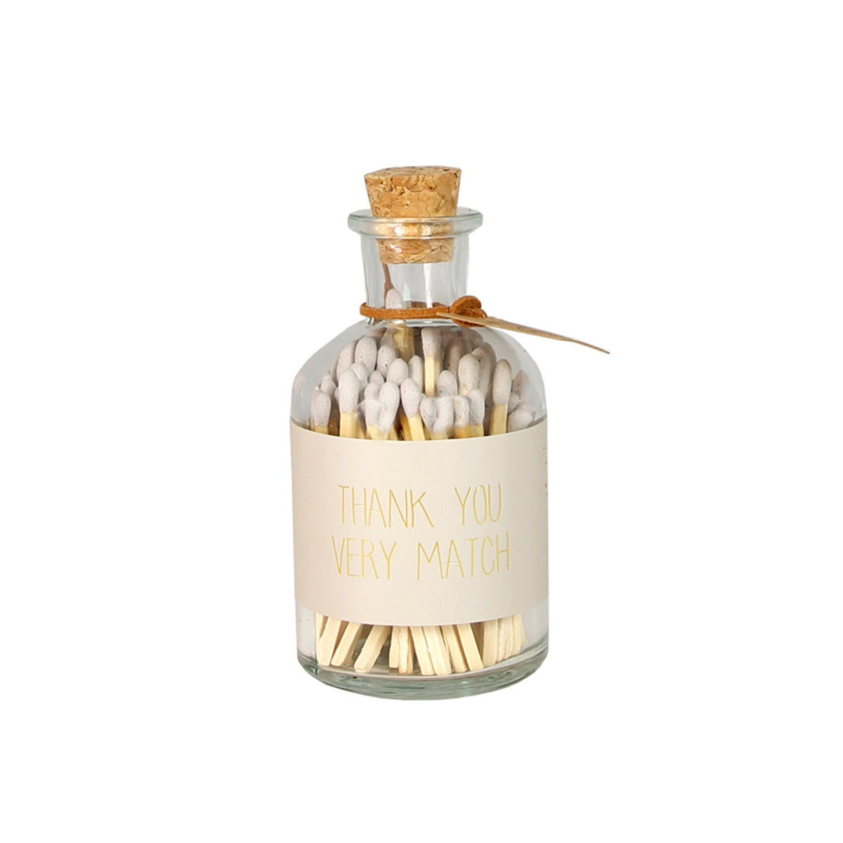 Matches (in Glass Bottle) Sand / "Thank you very match"