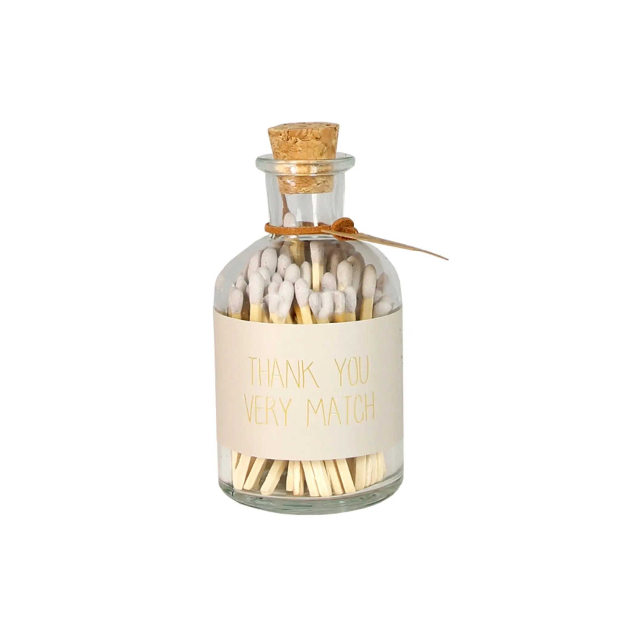 Matches (in Glass Bottle) Sand / "Thank you very match" My Flame Lifestyle