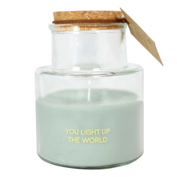 Outdoor Scented Soy Candle Citronella / "You light up the world"