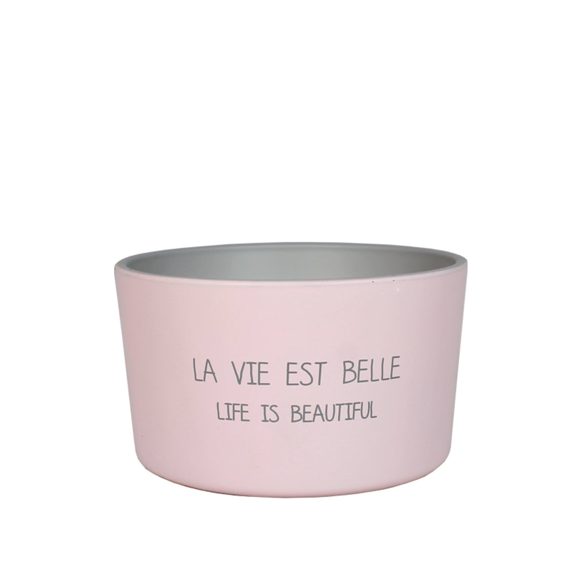 Outdoor Scented Soy Candle Pink / "La vie est belle"