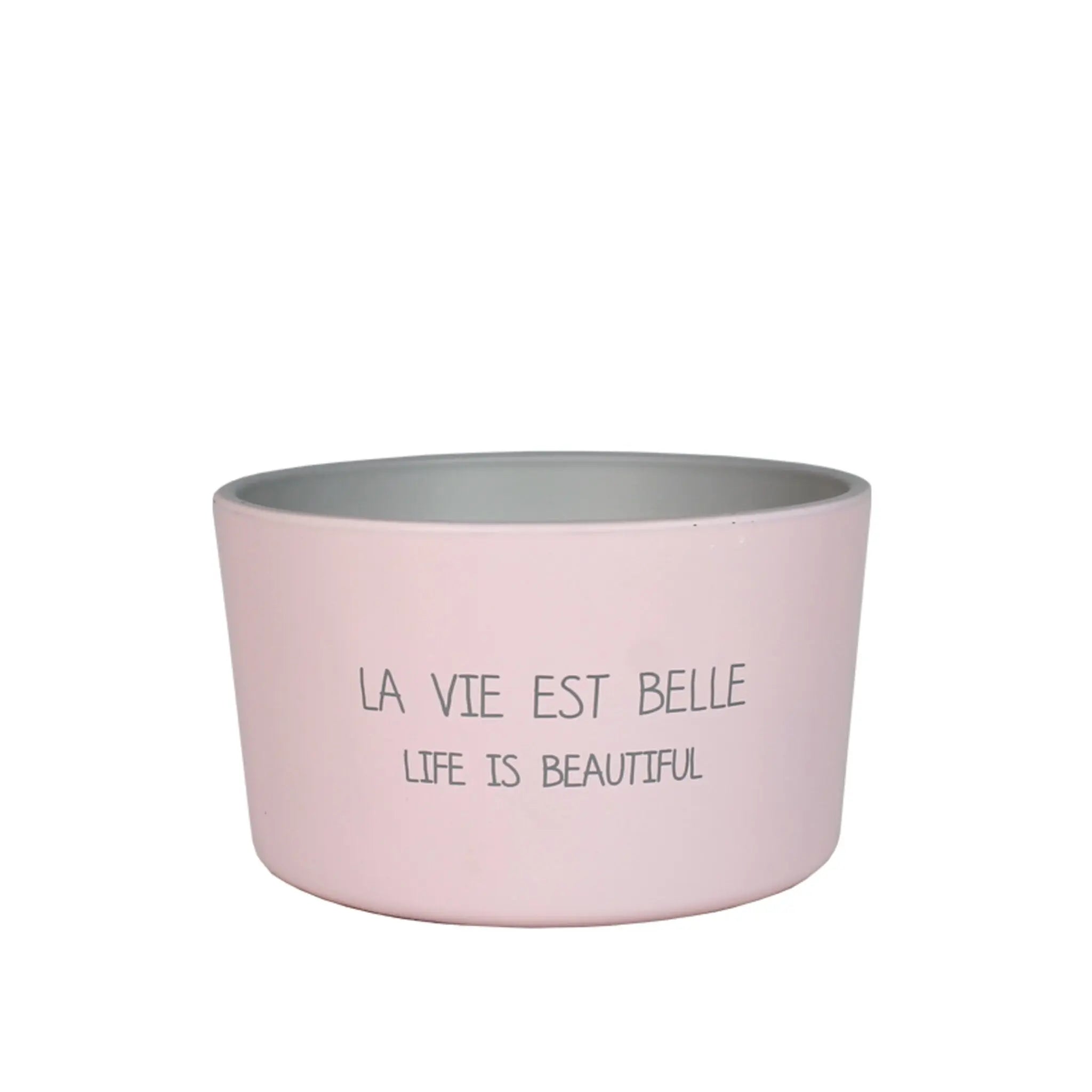 Outdoor Scented Soy Candle Pink / "La vie est belle" My Flame Lifestyle