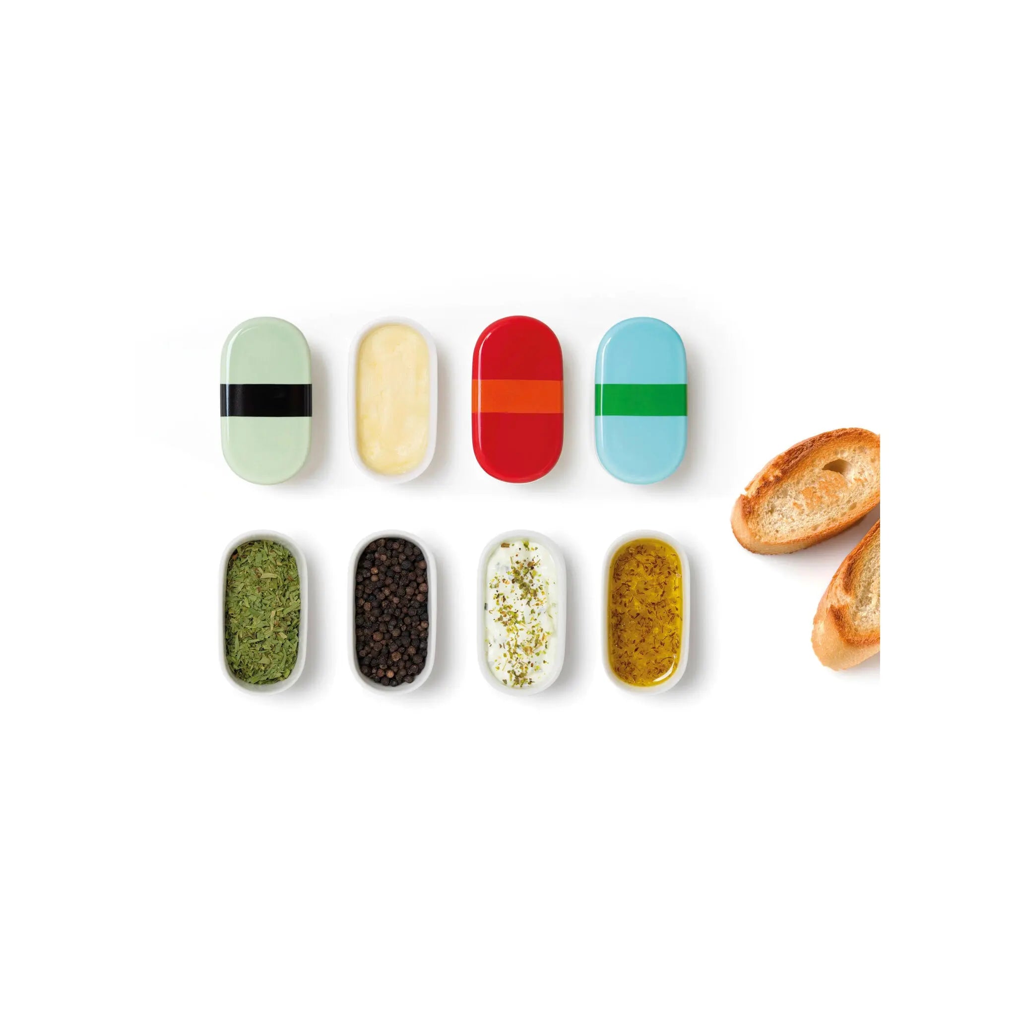 Porcelain tins TINY (Set of 4) Remember