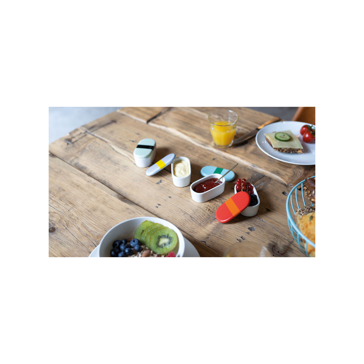 Porcelain tins TINY (Set of 4)