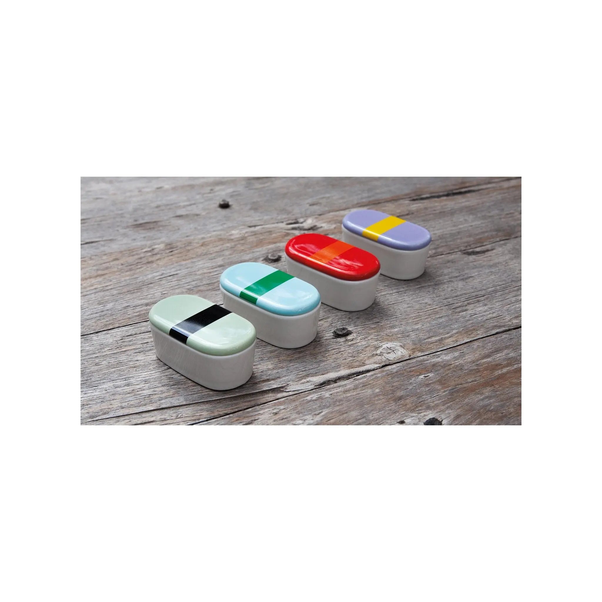 Porcelain tins TINY (Set of 4) Remember