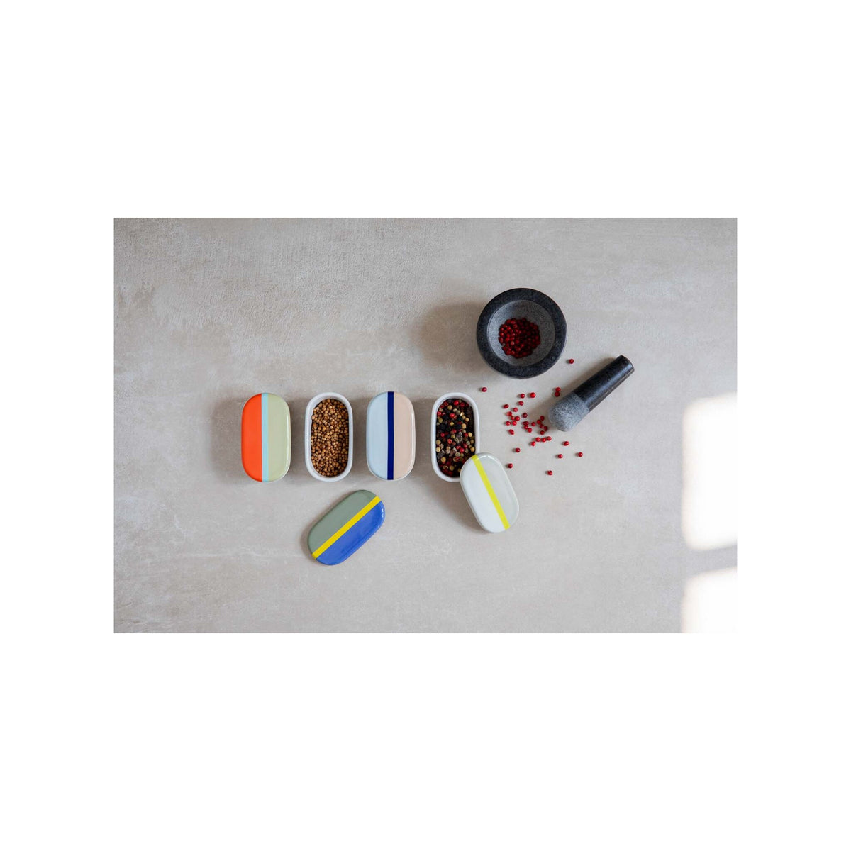 Porcelain tins TINY (Set of 4)