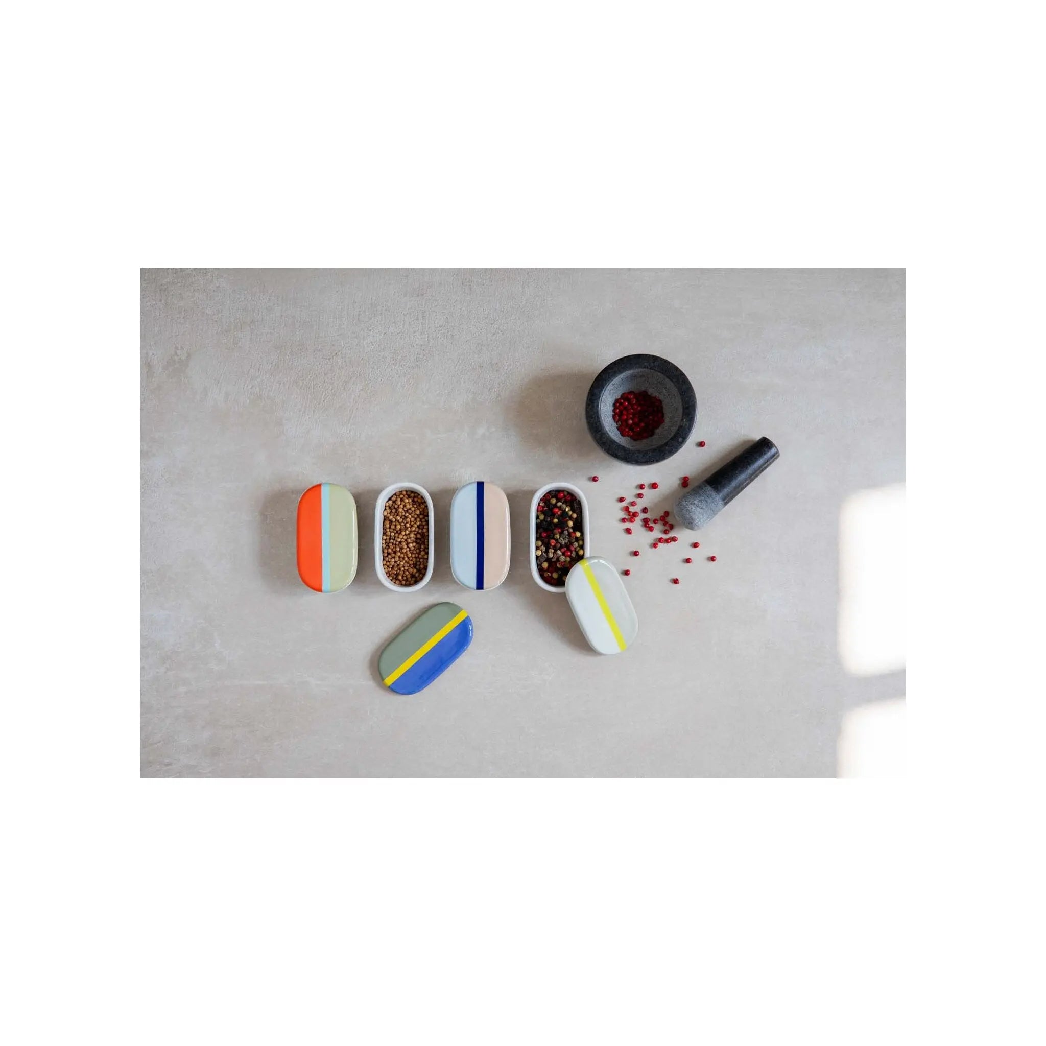 Porcelain tins TINY (Set of 4) Remember