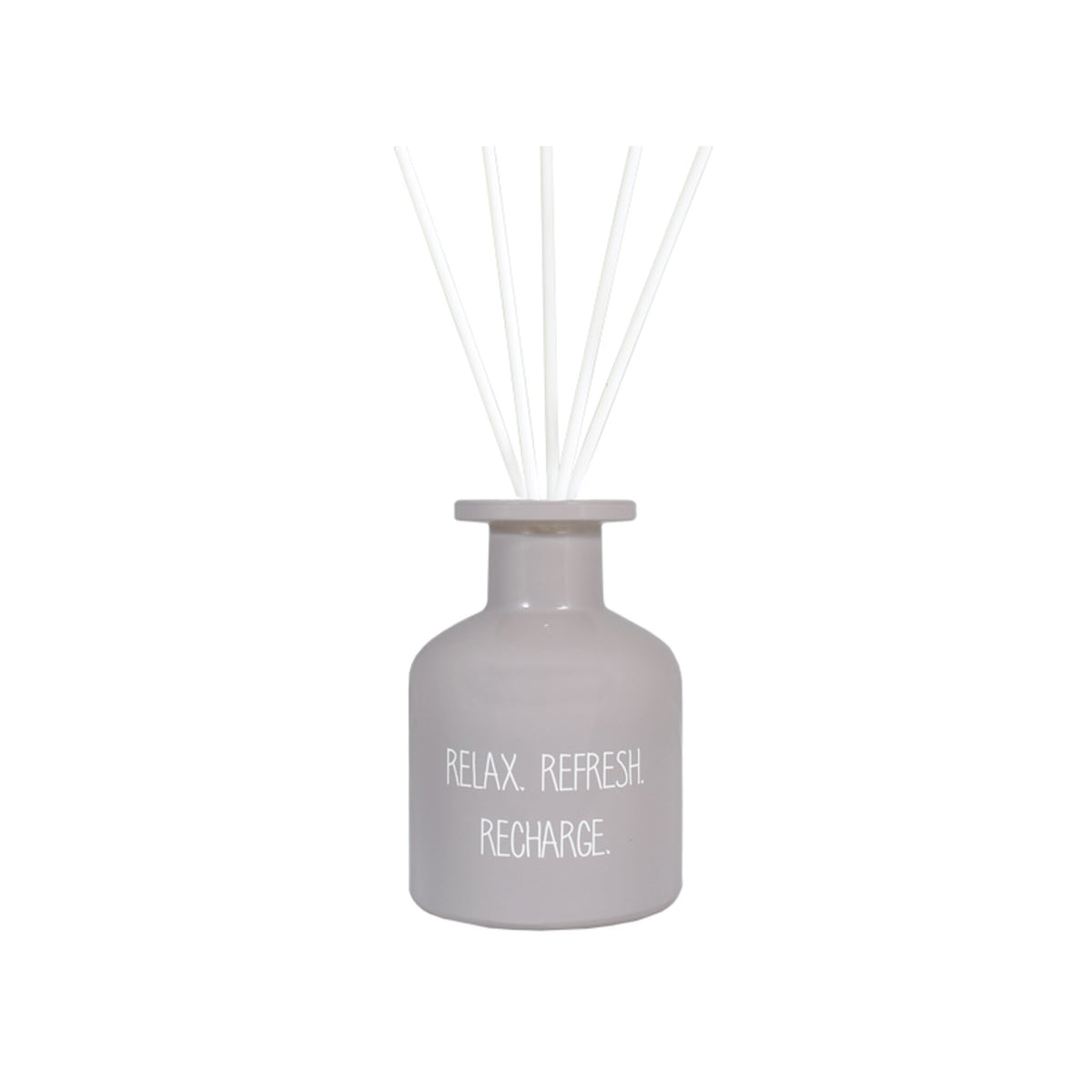 Reed Diffuser Grey / "Relax. Refresh. Recharge."