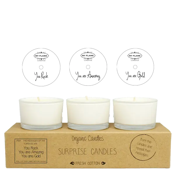 My Flame Lifestyle Surprise Soy Candles My Flame Lifestyle