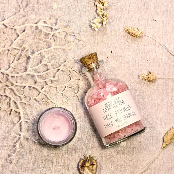 My Flame Lifestyle Spa giftbox - Bath salt and organic candle My Flame Lifestyle