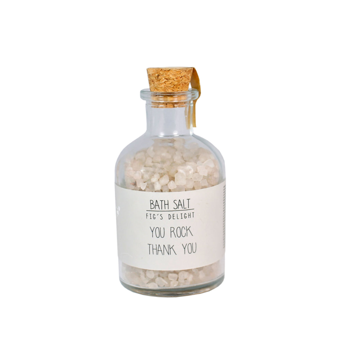 Bath salts (In a Glass Jar) Sand / "You rock, thank you"