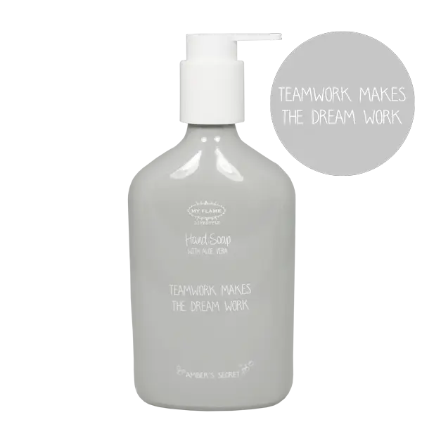 My Flame Lifestyle Hand soap in a glass bottle My Flame Lifestyle