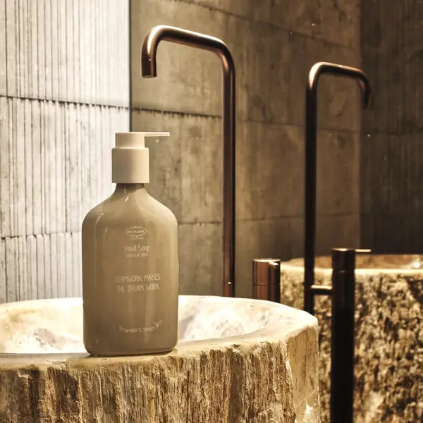 My Flame Lifestyle Hand soap in a glass bottle My Flame Lifestyle