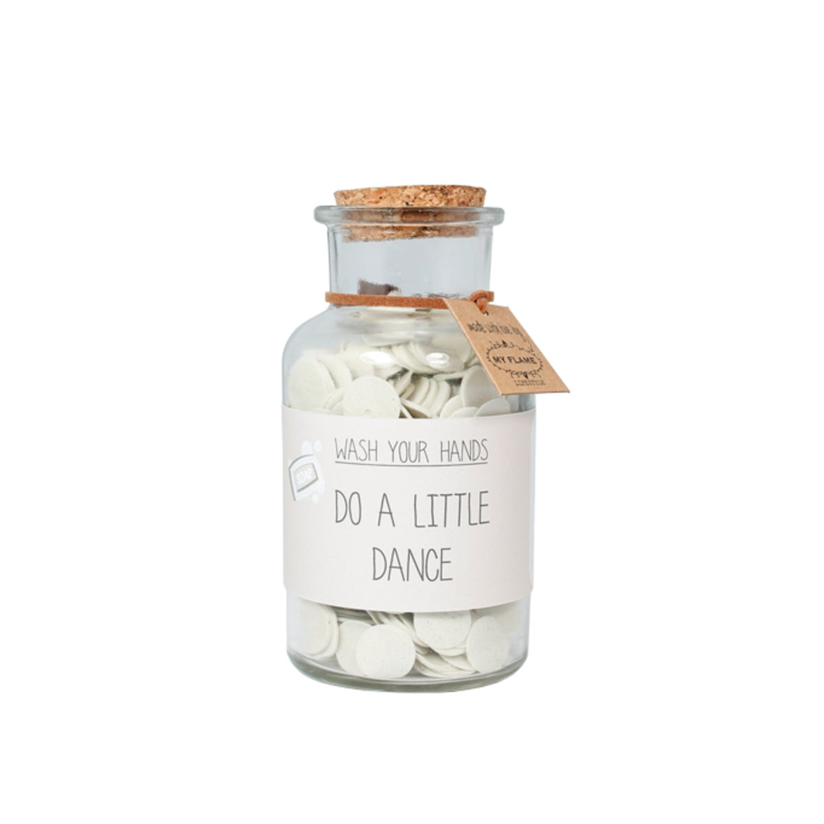 Hand Soap & Confetti (In a Glass Jar) Sand / "Do a little dance"