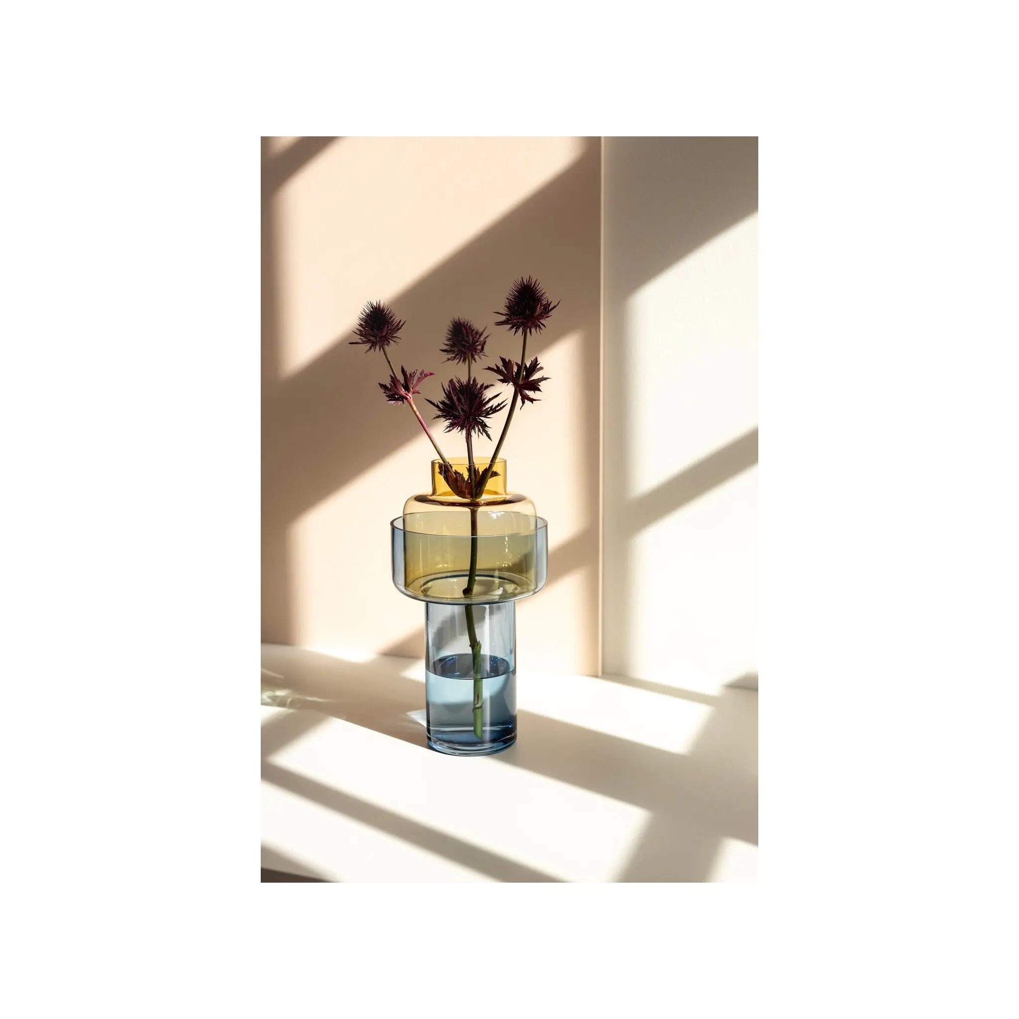 Glass vase Remember
