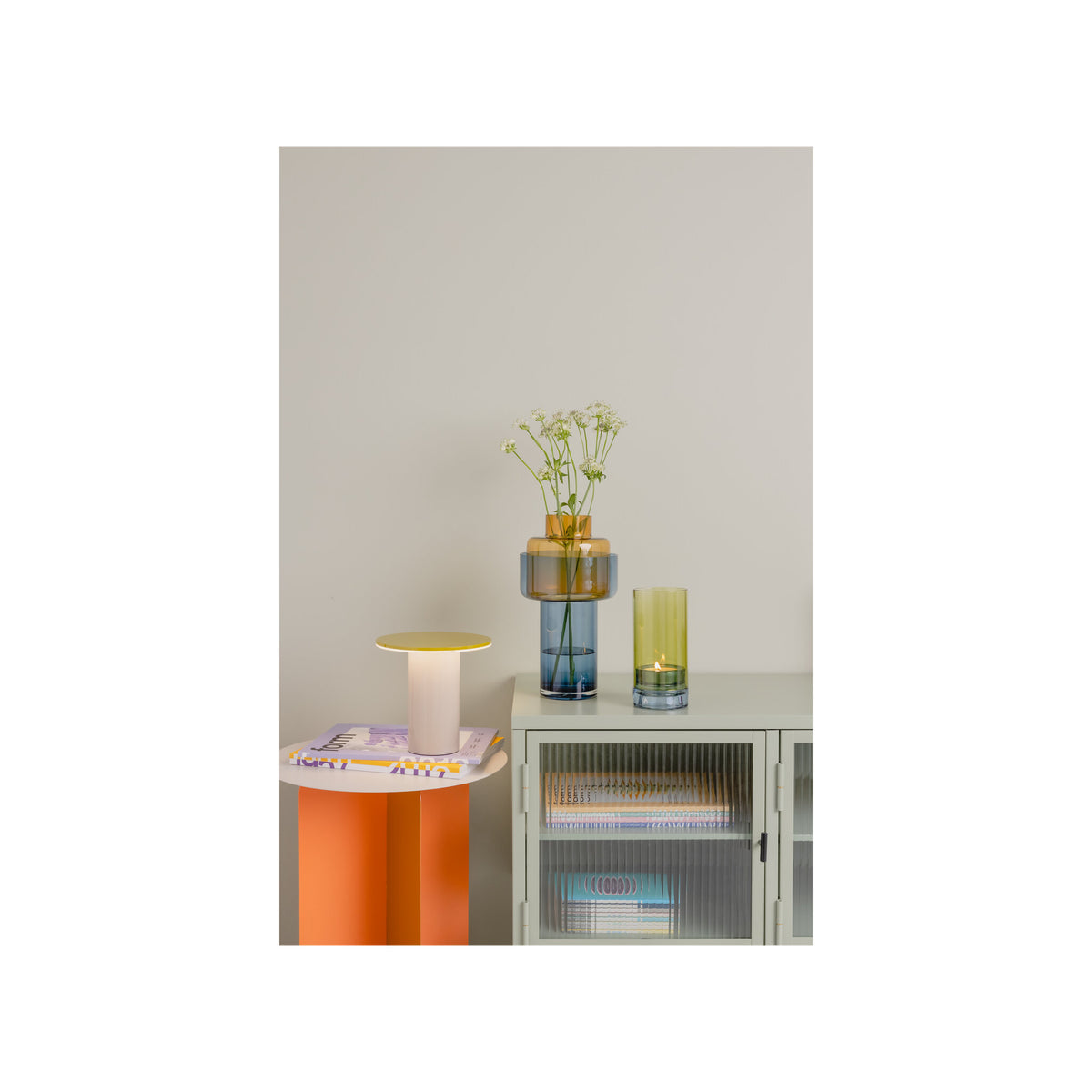 Glass vase