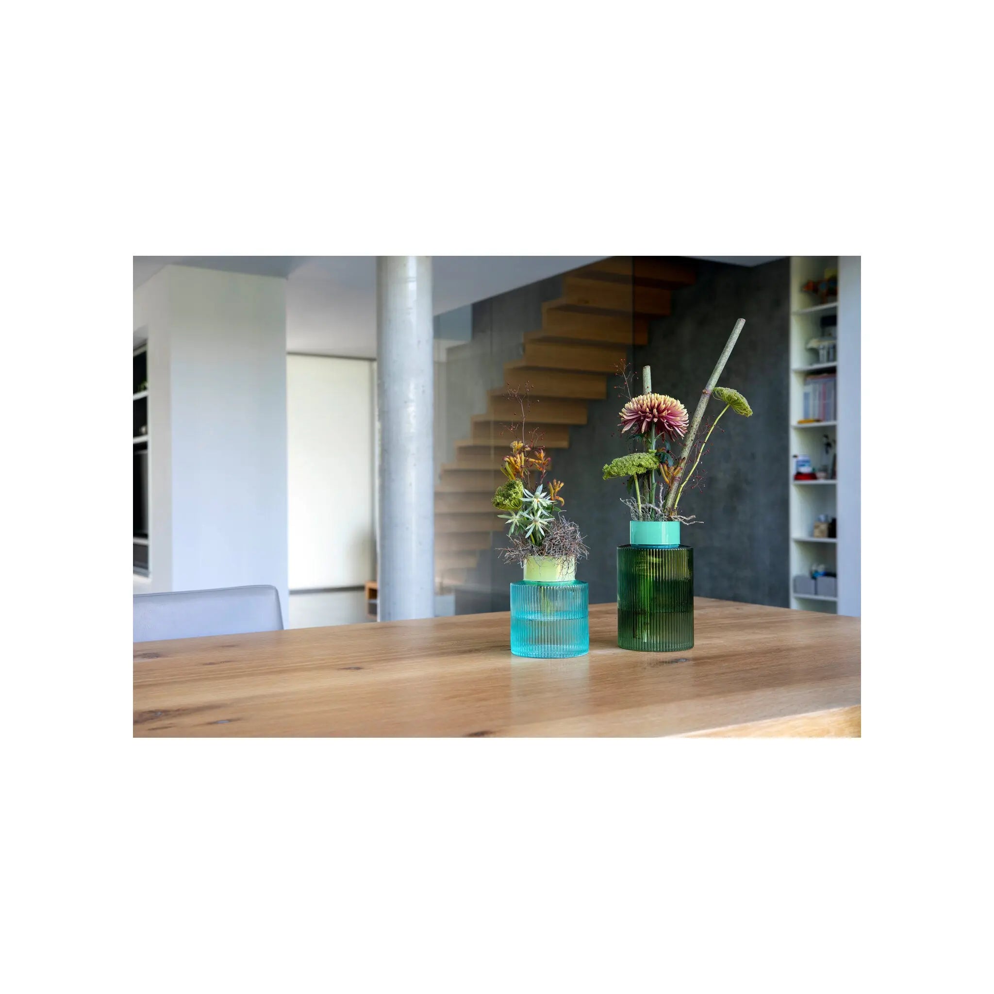 Glass vase 'Groove' Remember