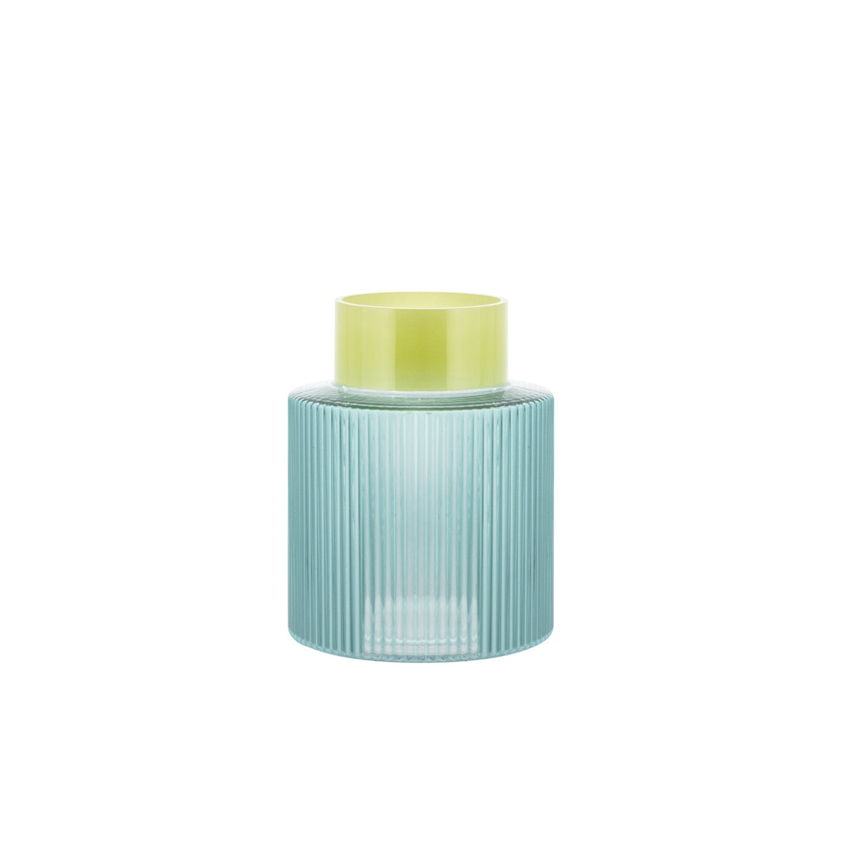 Glass vase 'Groove'
