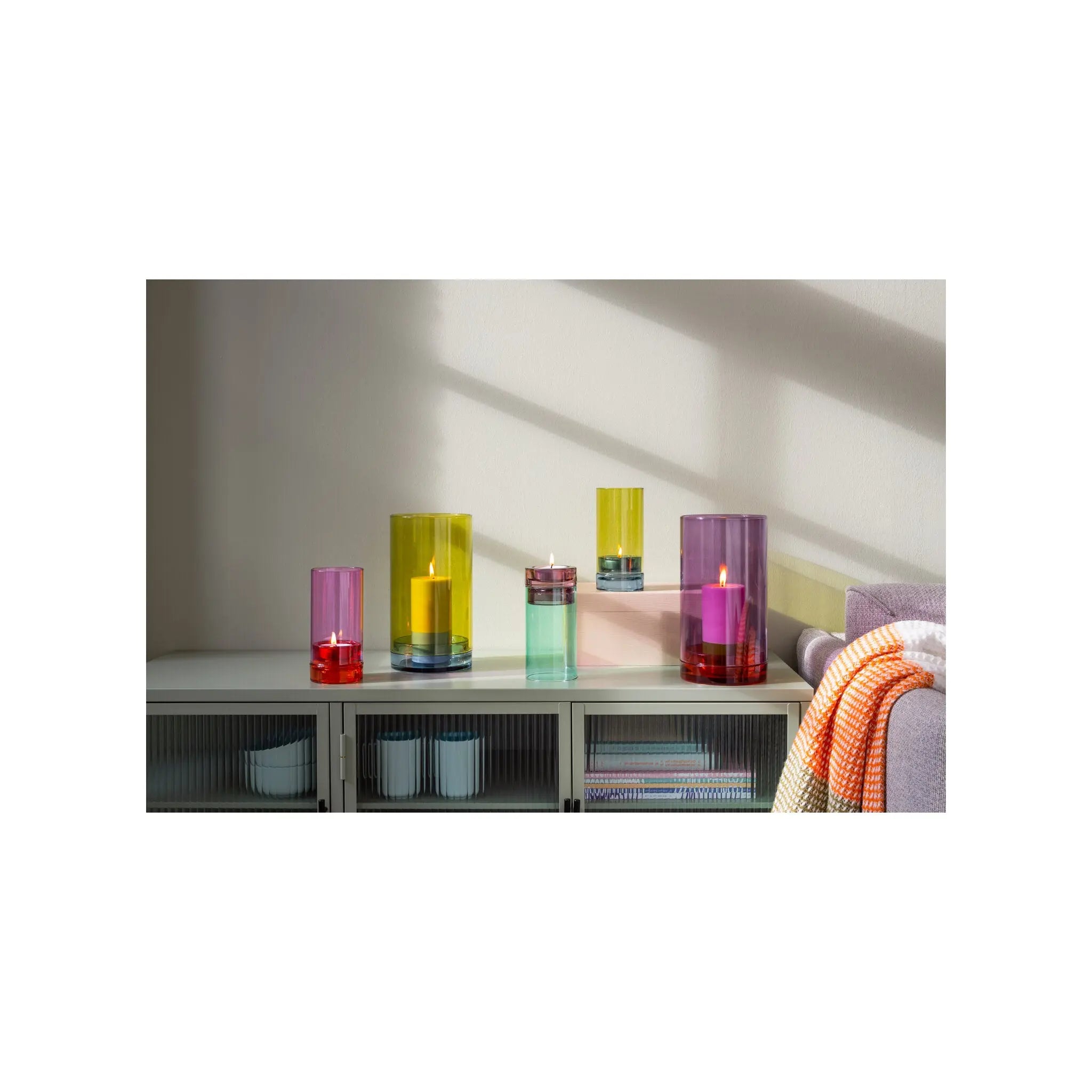 Glass lantern Remember