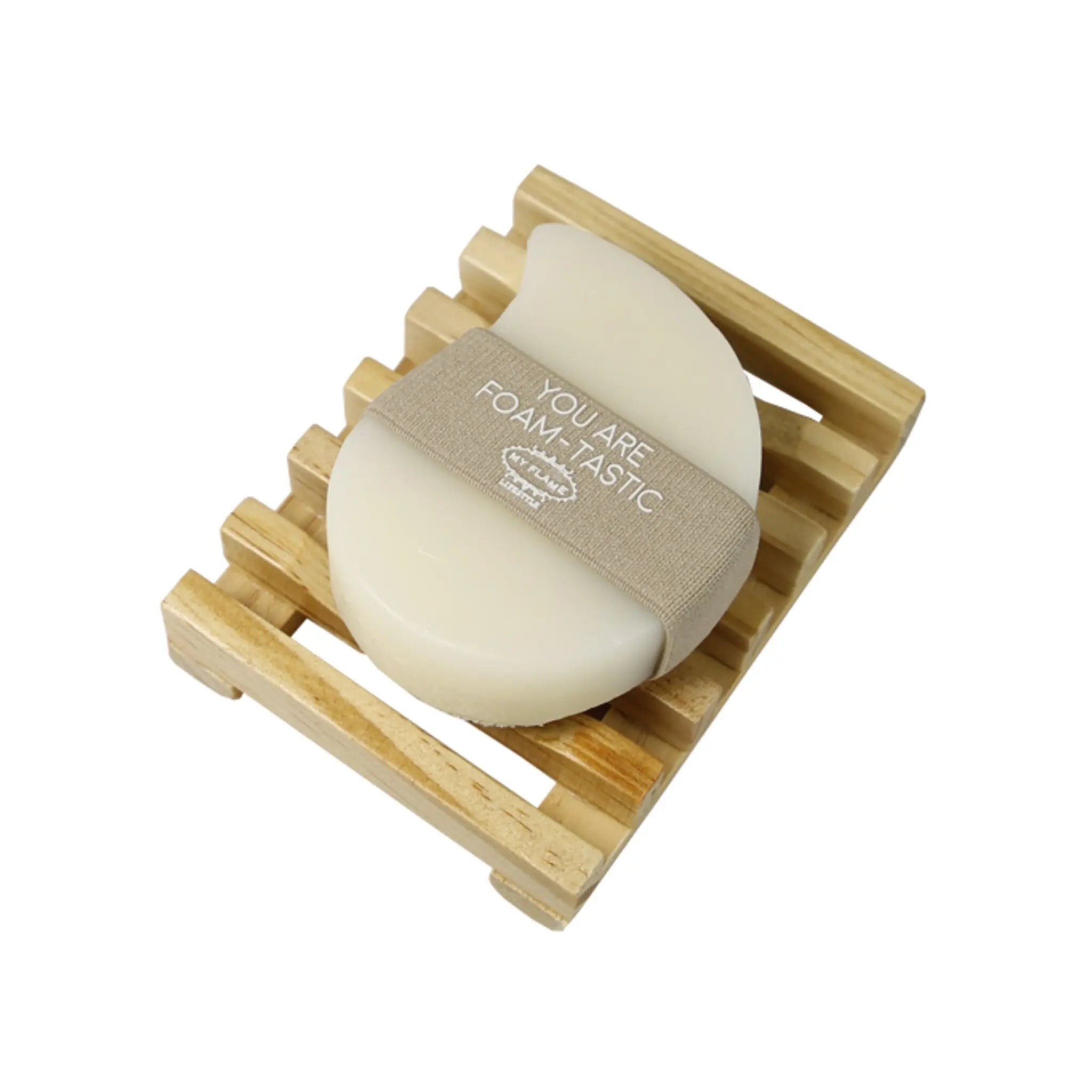 Body Wash and Sponge Gift Set White / "You are foam-tastic" My Flame Lifestyle