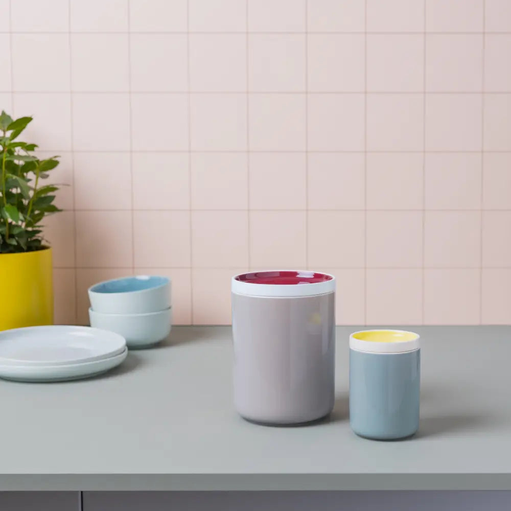 Remember Porcelain Canister, small Remember